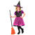 NEU Kinder-Kostm Pinke Hexe, Kleid mit Hexenhut, Gr. 104, fr Kinder von 2-3 Jahren Bild 2