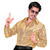 NEU Herren-Kostm Pailletten-Hemd gold, Gr. S-M