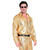 NEU Herren-Kostm Pailletten-Hemd gold, Gr. S-M Bild 3