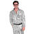 NEU Herren-Kostm Pailletten-Hemd silber, Gr. S-M Bild 3