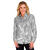 NEU Damen-Kostm Pailletten-Bluse silber, Gr. S-M