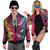 NEU Herren-Kostm Disco-Bomberjacke mit Pailletten, Regenbogen-Leopard, Gre S-M Bild 2