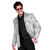 NEU Herren-Kostm Pailletten-Jacke silber, Gr. S