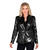 NEU Damen-Kostm Pailletten-Blazer schwarz, Gr. S