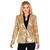 NEU Damen-Kostm Pailletten-Blazer gold, Gr. S