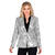 NEU Damen-Kostm Pailletten-Blazer silber, Gr. S