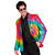 NEU Herren-Kostm Pailletten-Jacke Batik-Style, Gr. S