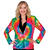 NEU Damen-Kostm Pailletten-Blazer Batik-Style, Gr. S Bild 2