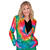 NEU Damen-Kostm Pailletten-Blazer Batik-Style, Gr. S Bild 3