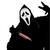 Halloween Maske mit Kapuze Screaming Ghost Bild 2