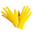 Handschuhe, gelb, one size, 24 Stck Bild 2