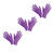 Handschuhe, violett, one size, 12 Stck