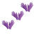 Handschuhe, violett, one size, 24 Stck