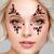 Glitzersteine f�rs Gesicht, Harlekin Bild 2