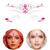 Glitzersteine f�rs Gesicht, Charm, rosa Bild 4