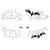 Glitzersteine f�rs Gesicht, Fledermaus Bild 3