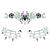 Glitzersteine f�rs Gesicht, schwarze Witwe Bild 2