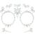 Glitzersteine f�rs Gesicht, Tag der Toten, Diamanten Bild 3
