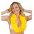 NEU Hawaiikette / Hulakette volumins, gelb - Gelb
