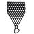 NEU Charleston Perlen-Armband, schwarz