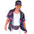 NEU Accessoire-Set 80s Funky Fashion, Schirmmtze und Bauchtasche Bild 2