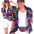 NEU Herren-Kostm Hemd 80s Funky Fashion, schwarz, Gre S-M Bild 3