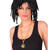 NEU Hanfblatt-Kette, gold, 65 cm Bild 3