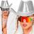 Cowboyhut mit Pailletten, silber Bild 3