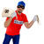 NEU Kostm-Set Diebesbande, mit Shirt, Handschuhen, Mtze und Augenmaske, Gr. M-L Bild 3