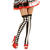 Strmpfe Overknee Pierrot, schwarz-wei