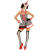 Strmpfe Overknee Pierrot, schwarz-wei Bild 2