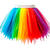 NEU Tutu Tullrock mehrlagig, Regenbogen-Bunt, Gr. S-M - Regenbogen-Farben
