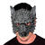 NEU Maske Wolf, kinnlos, mit Gummiband