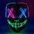 NEU LED-Maske Halloween bunt, grenverstellbar