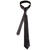 Krawatte schmal, glänzend, schwarz