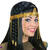 NEU �gyptisches Stirnband mit Pailletten und Perlen, gold