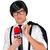 NEU Mikrofon Breaking News, rot, 25 cm Bild 2