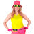 NEU Bauchtasche / Grteltasche mit Pailletten, Neon-Pink Bild 2