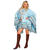 Poncho Hippie Deluxe, hellblau Bild 3