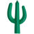 Wand-Deko Kaktus, ca. 36x62 cm - Wanddeko Kaktus