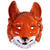 SALE Maske Fuchs aus PVC, braun