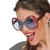 Brille Hippie rot-trkis