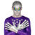 Handschuhe Alien, silber mit langen dicken Fingern Bild 2