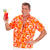 Herren-Kostm Hawaiihemd, orange, Gr.XL Bild 2