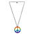 Kette Regenbogen Peace-Symbol