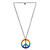 Kette Regenbogen Peace-Symbol