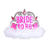 Diadem Bride to be, mit Marabou-Besatz, wei