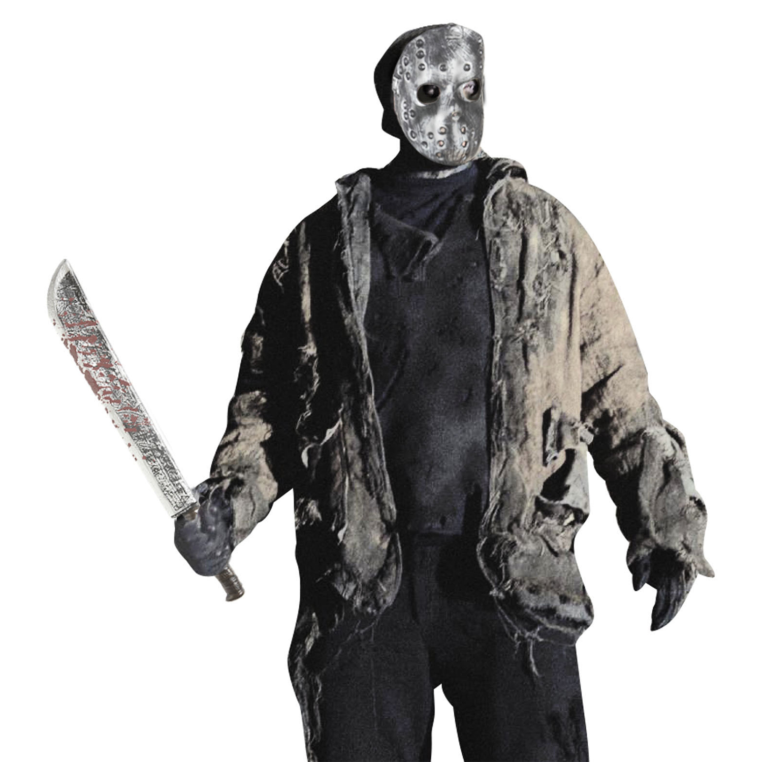 NEU Halloween Machete Reality, Blutverschmiert, Lnge ca. 75 cm Bild 2