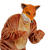 SALE Vollmaske Fuchs, Latex, braun und wei Bild 2