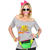 Tasche 80er Bauchtasche, neonfarben Bild 2